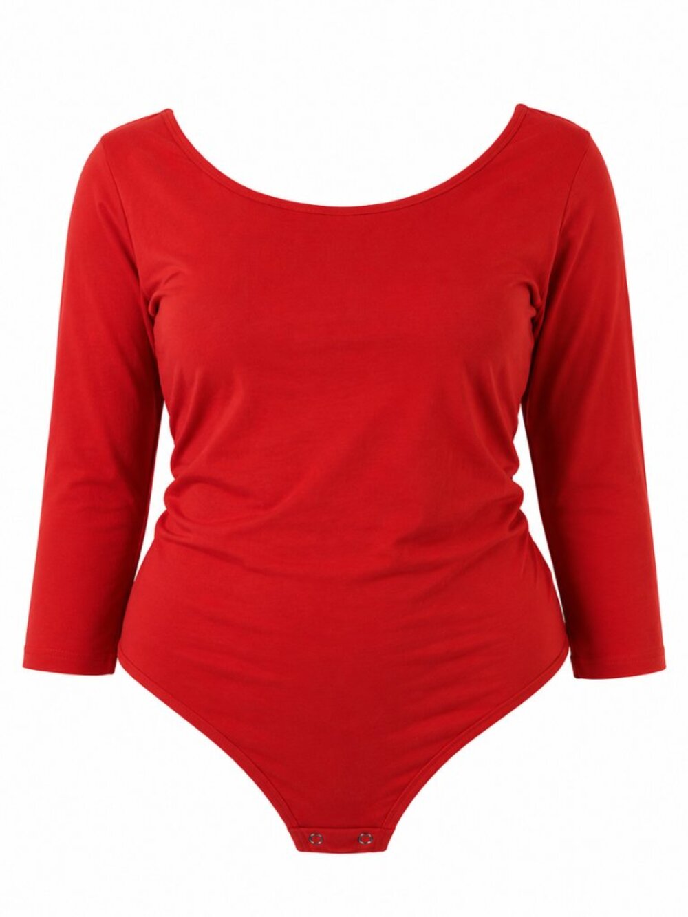 🦋 2/30 Gap Red Scoop Neck Long Sleeve Bodysuit Size XXL